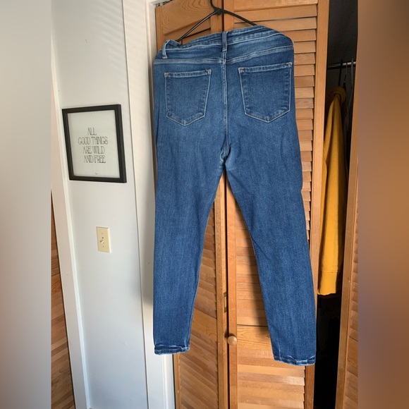 Flying Monkey Distressed Blue Skinny Jeans - Picture 2 of 4